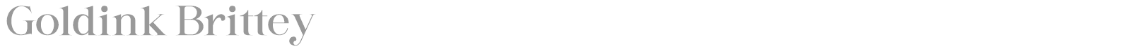 Goldink Brittey font preview